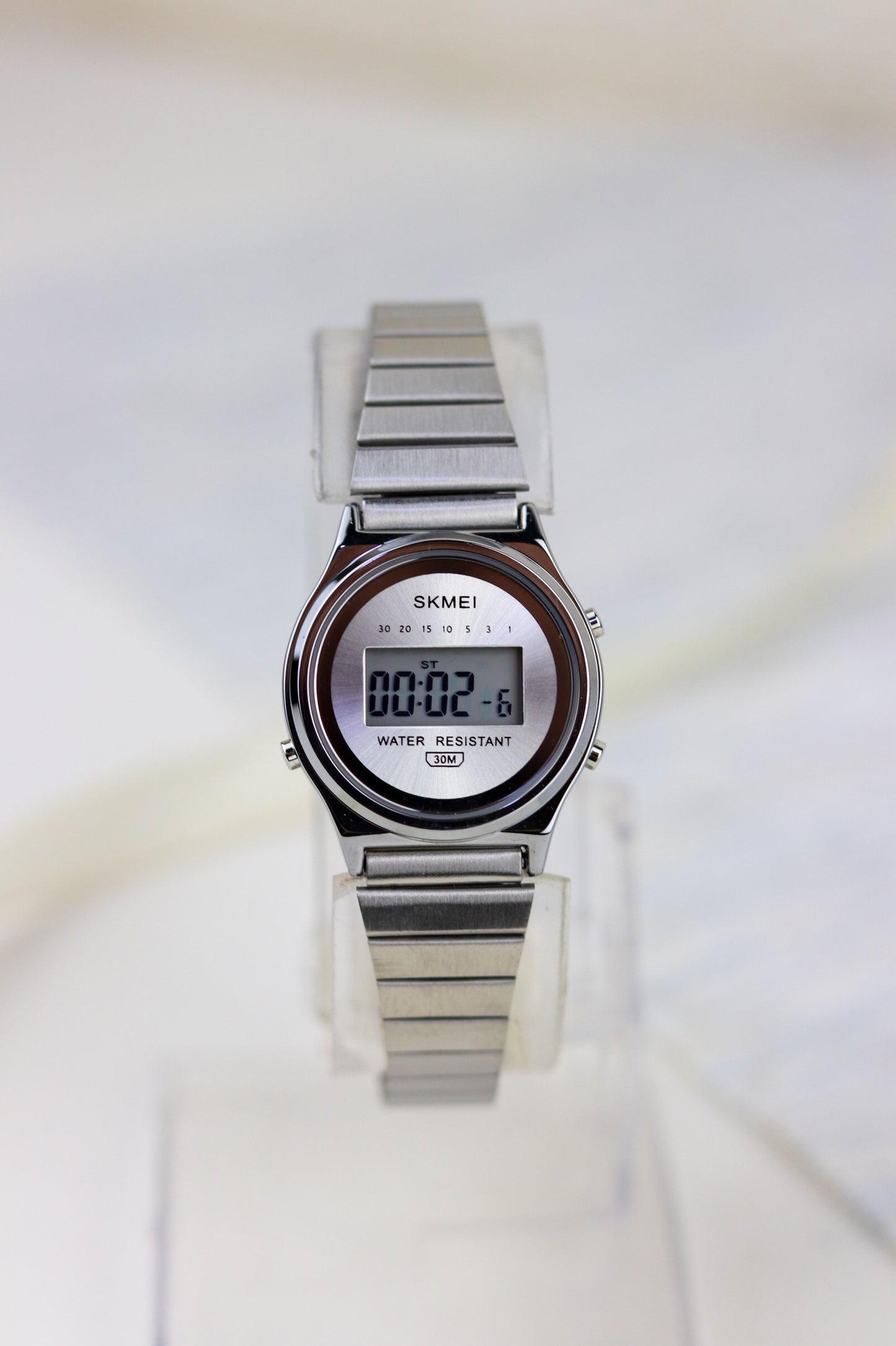 Skmei Classic Silver Digital Charm