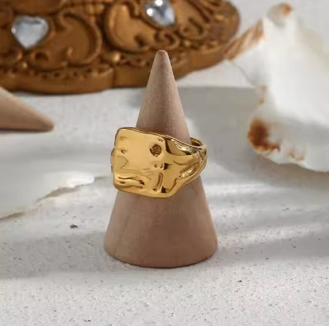 Molten Gold Ring