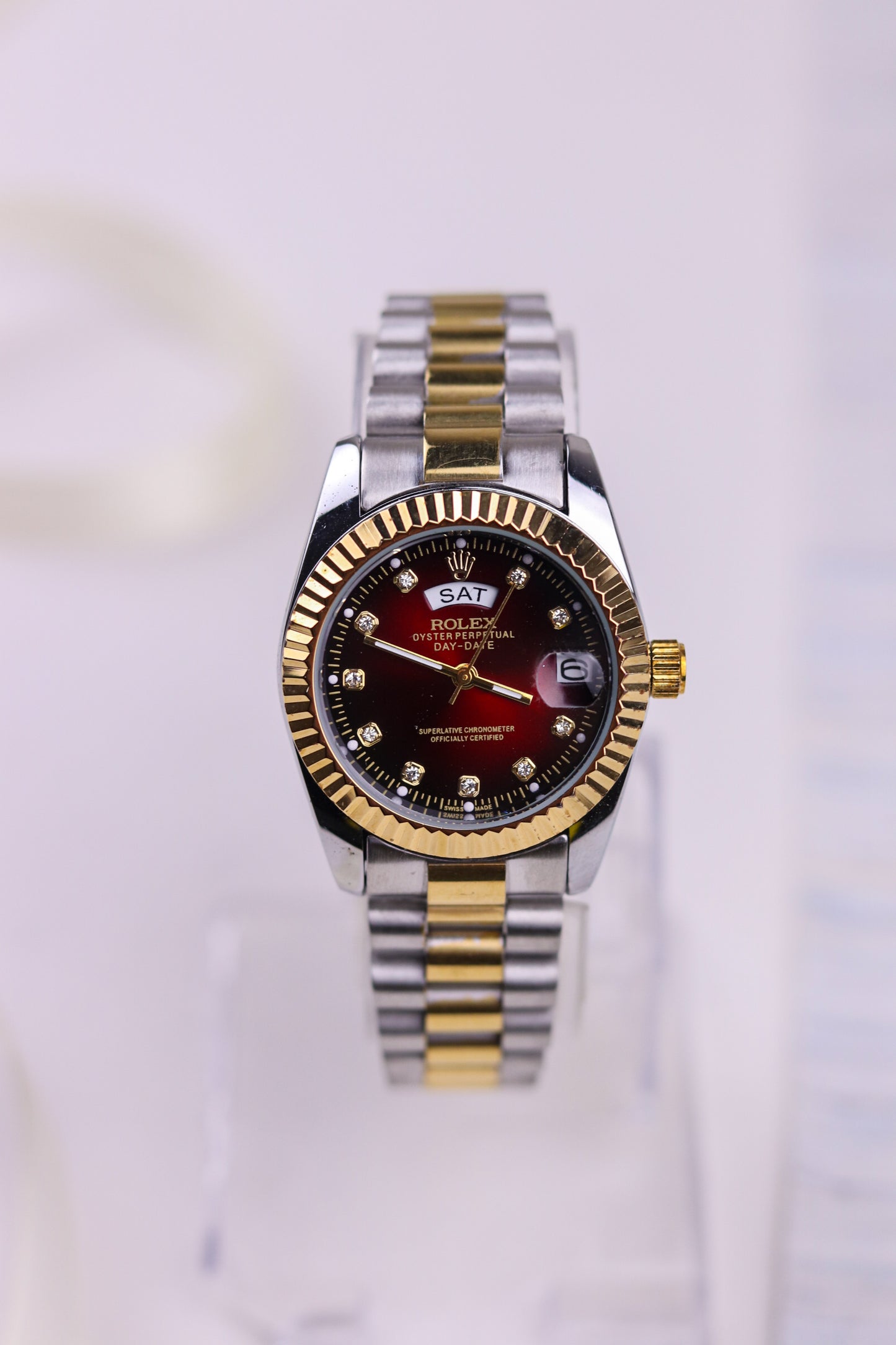 Ro-lex Red Fusion Watch