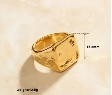 Molten Gold Ring
