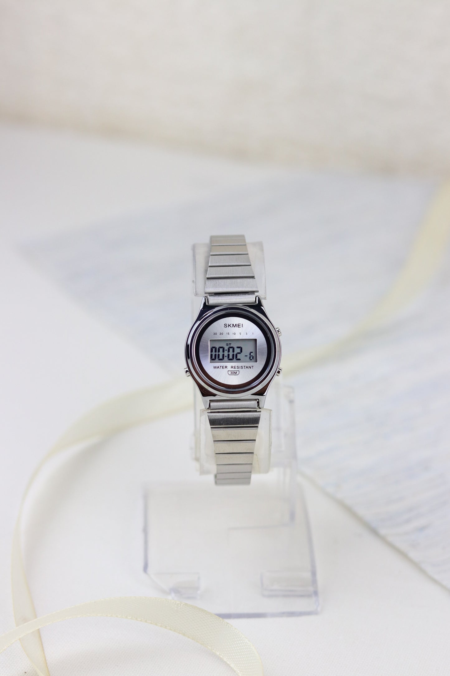 Skmei Classic Silver Digital Charm