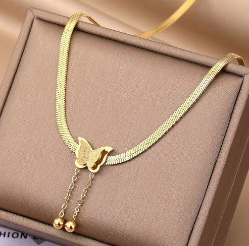 Vintage Butterfly Necklace