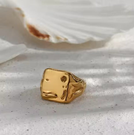 Molten Gold Ring