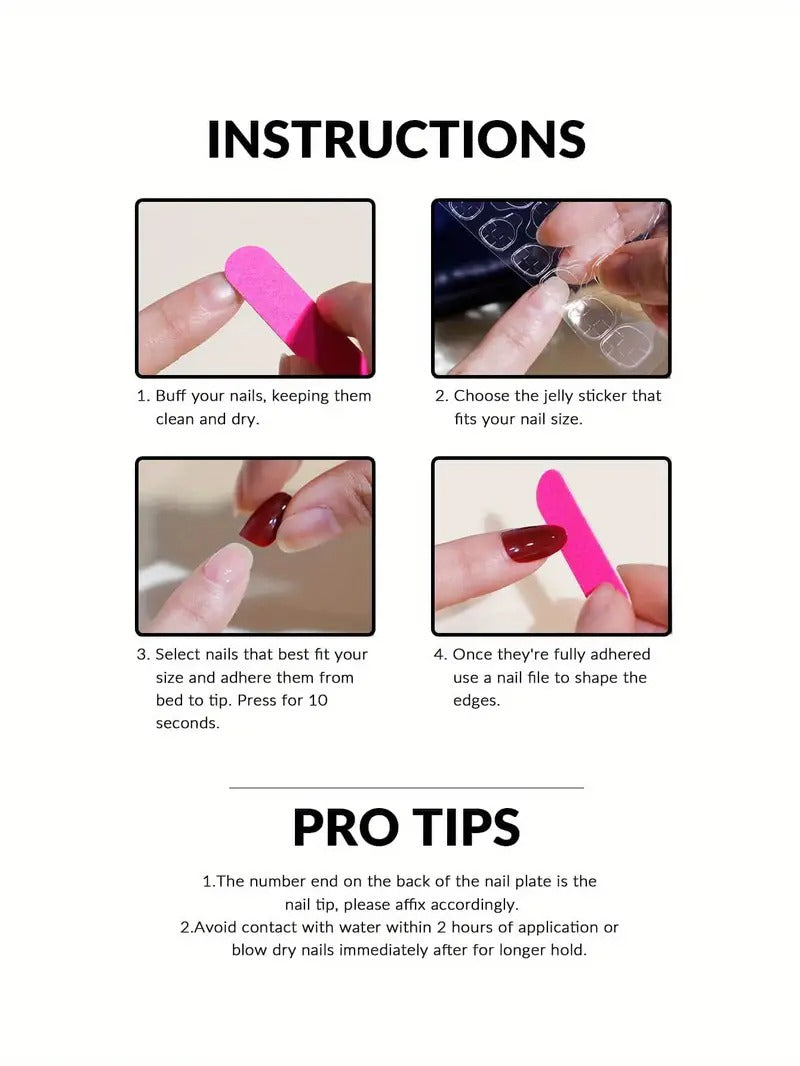 Pink Canvas Nails