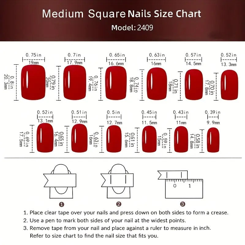 Glam French Nails