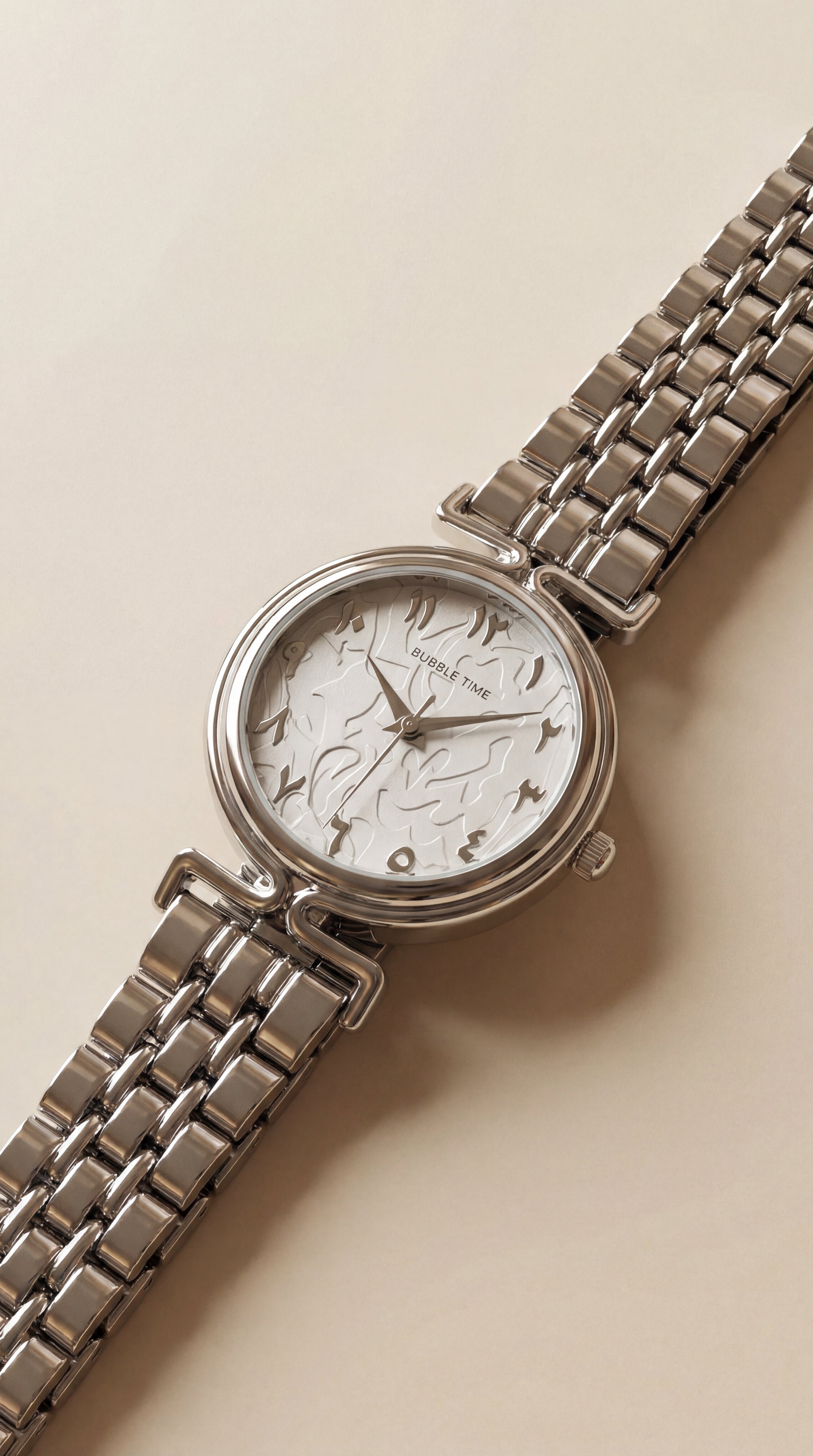 Aurora Arabic Women Watch - Silver