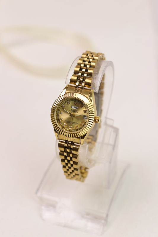 Rol-ex Sunborn Day-Date Women Watch