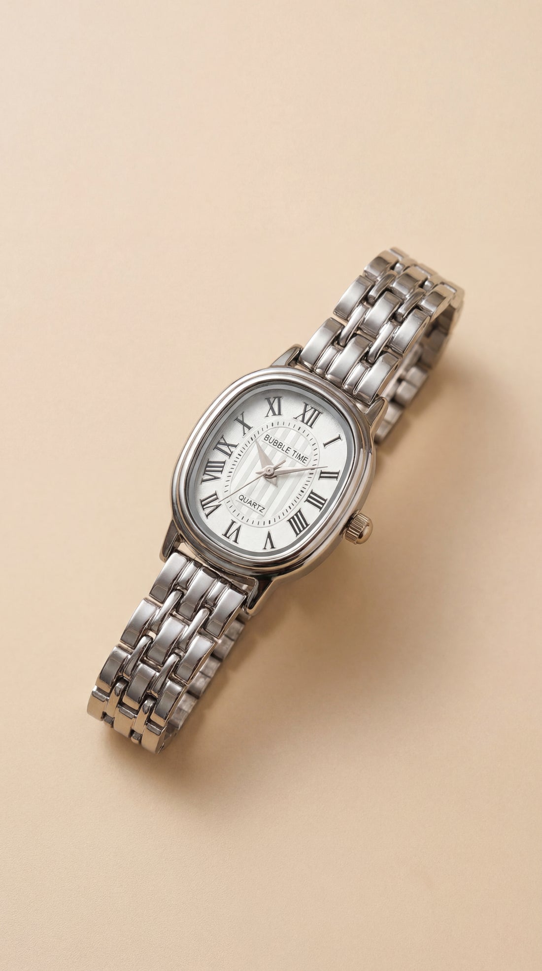 The Silver Oval Women Watch
