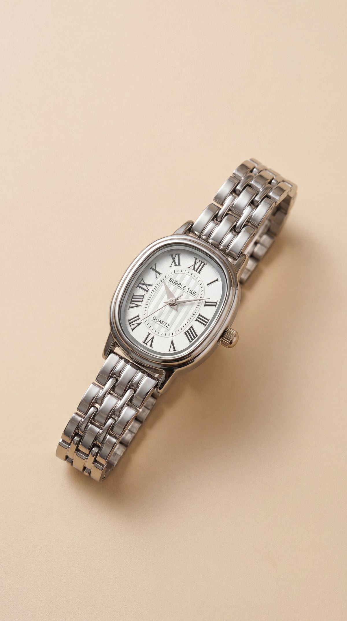 The Silver Oval Women Watch