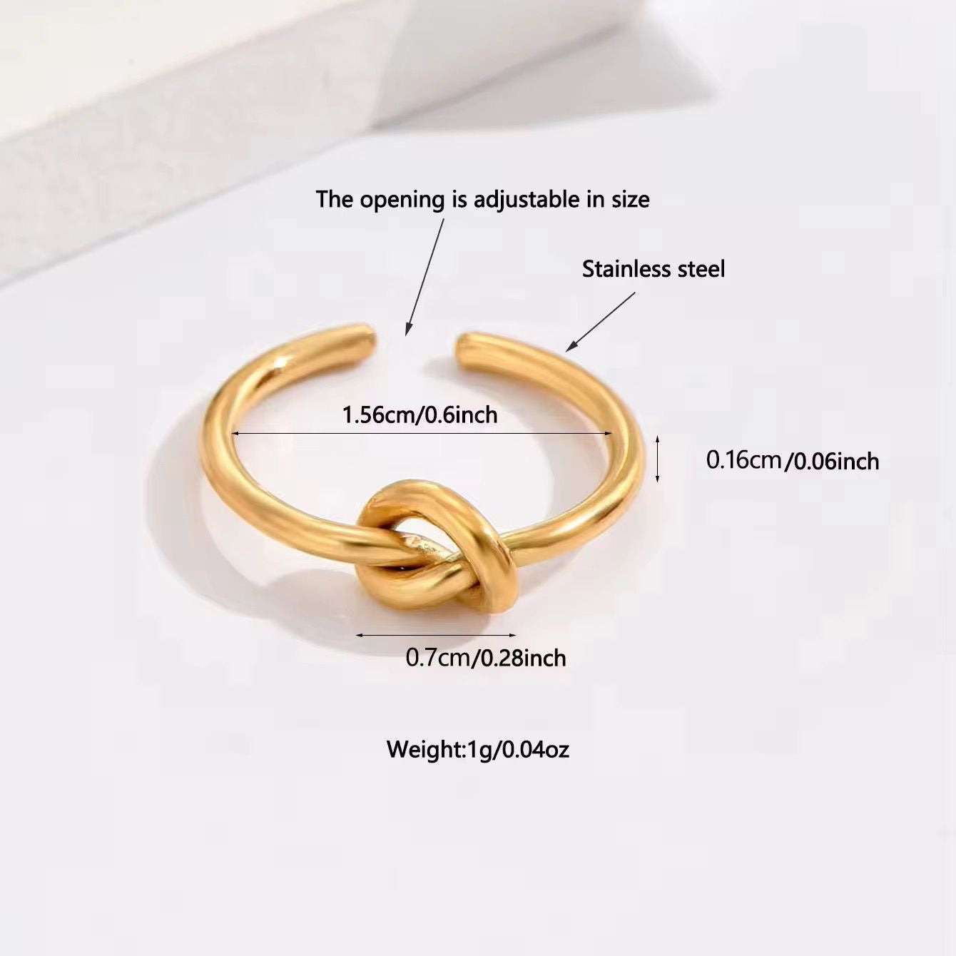 Heart Knot Ring