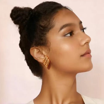 Gold Wings Earrings