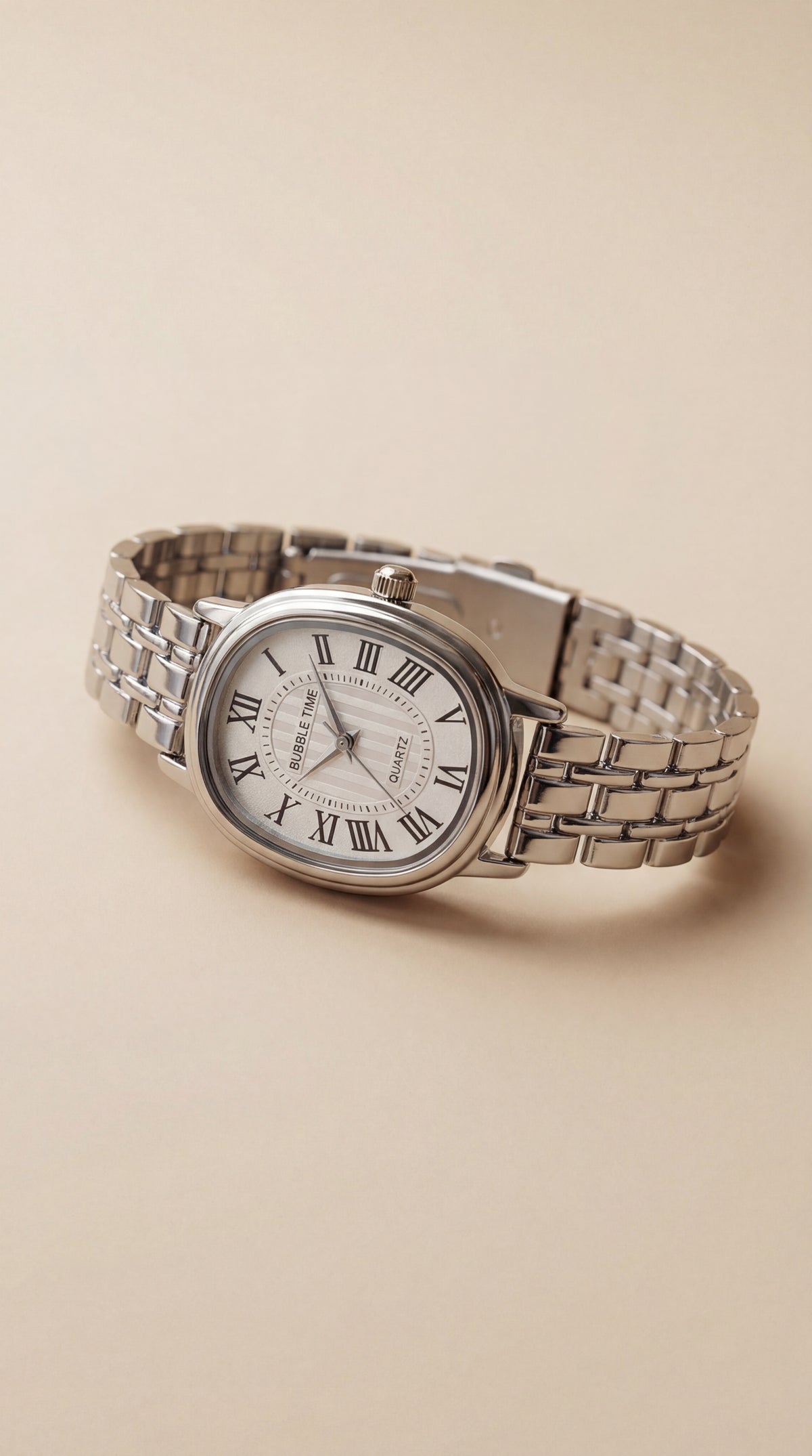 The Silver Oval Women Watch