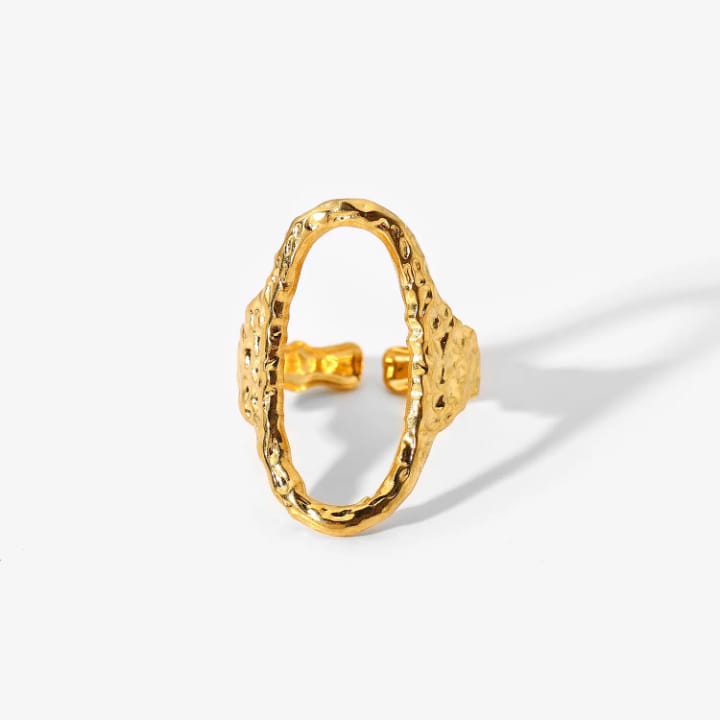 Punk Circle Adjustable Ring