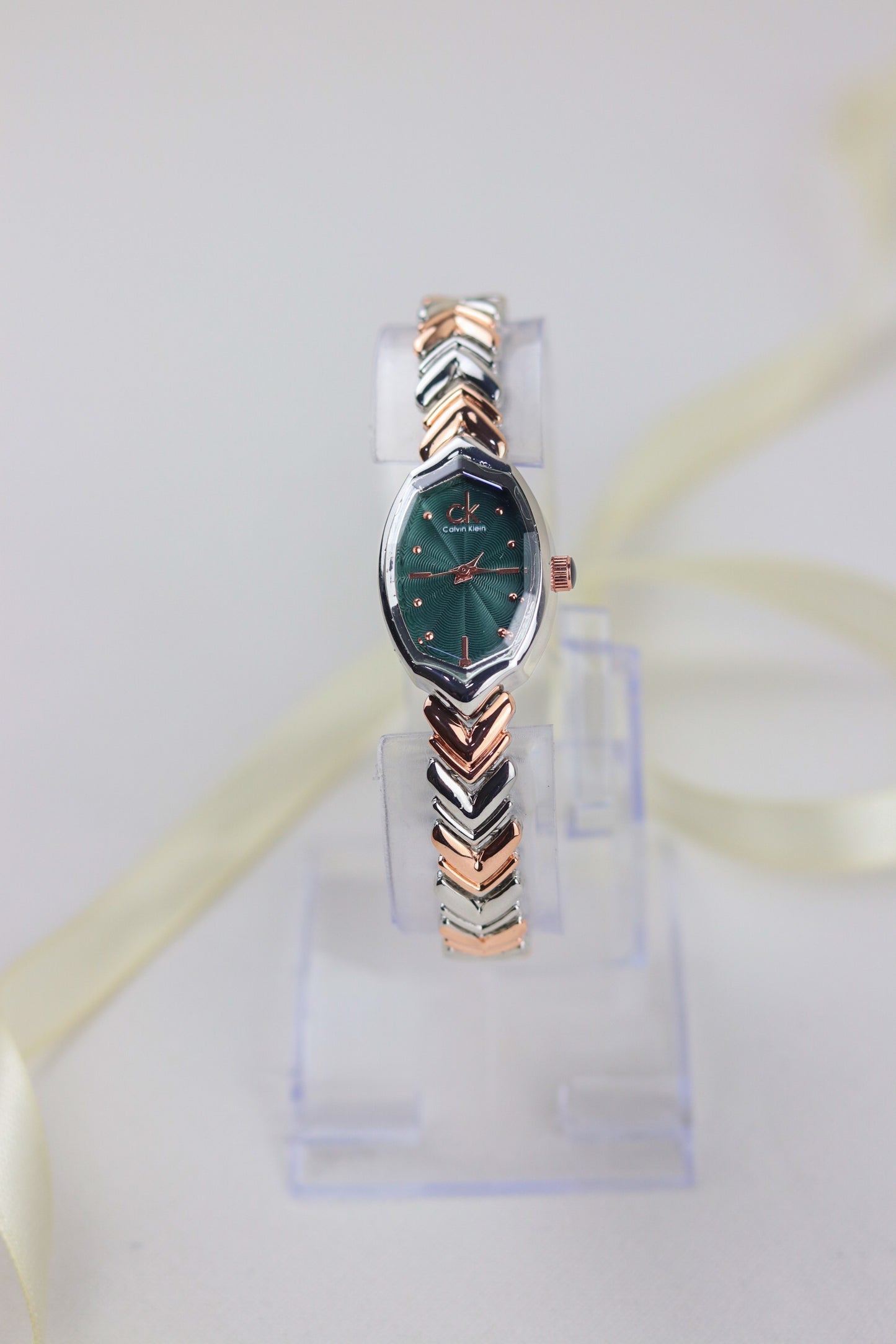 CK Green Metallic Whisper Watch