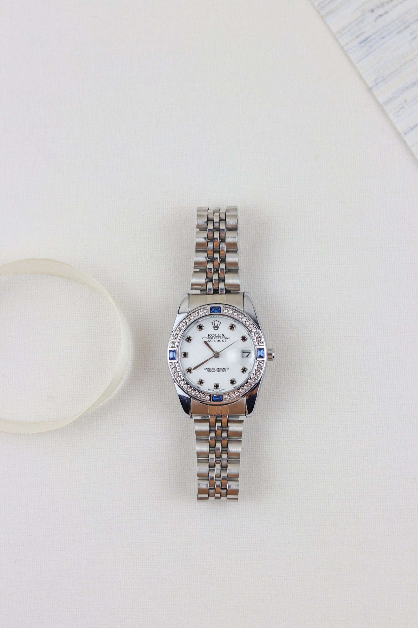 Ro-lex Ice Queen Datejust Watch