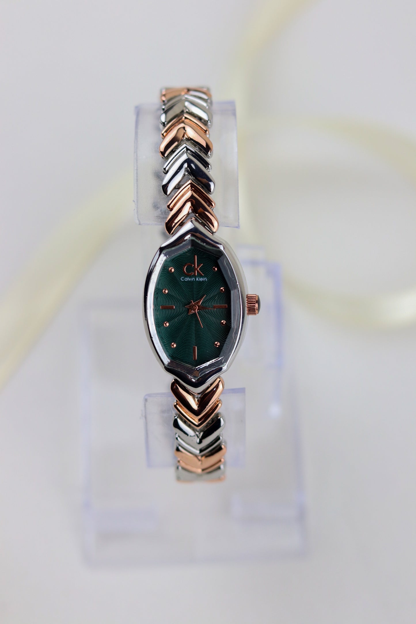 CK Green Metallic Whisper Watch