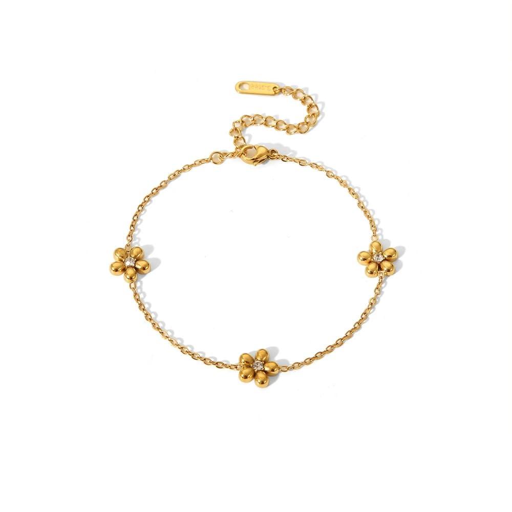 Flower Chain Bracelet