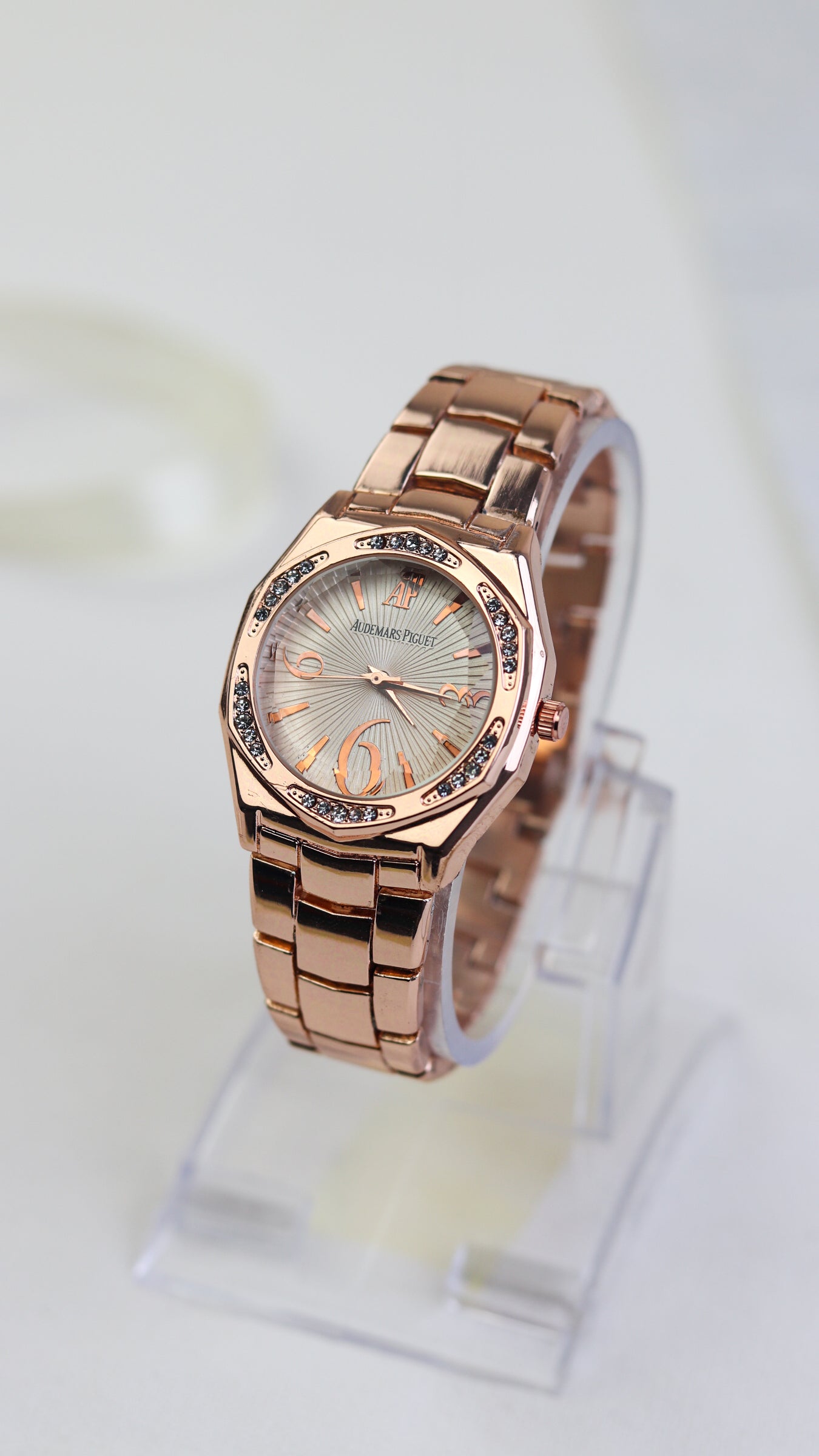 AP Golden Glimmer Women Watch - Rose Gold