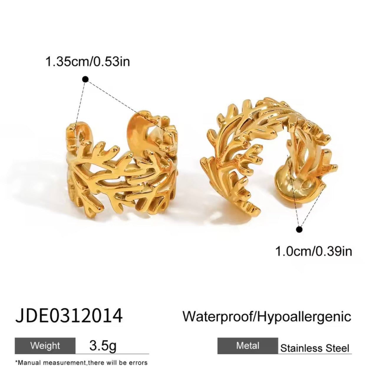 Rooted Cuff Earrings for Women | Modern Earrings Pakistan