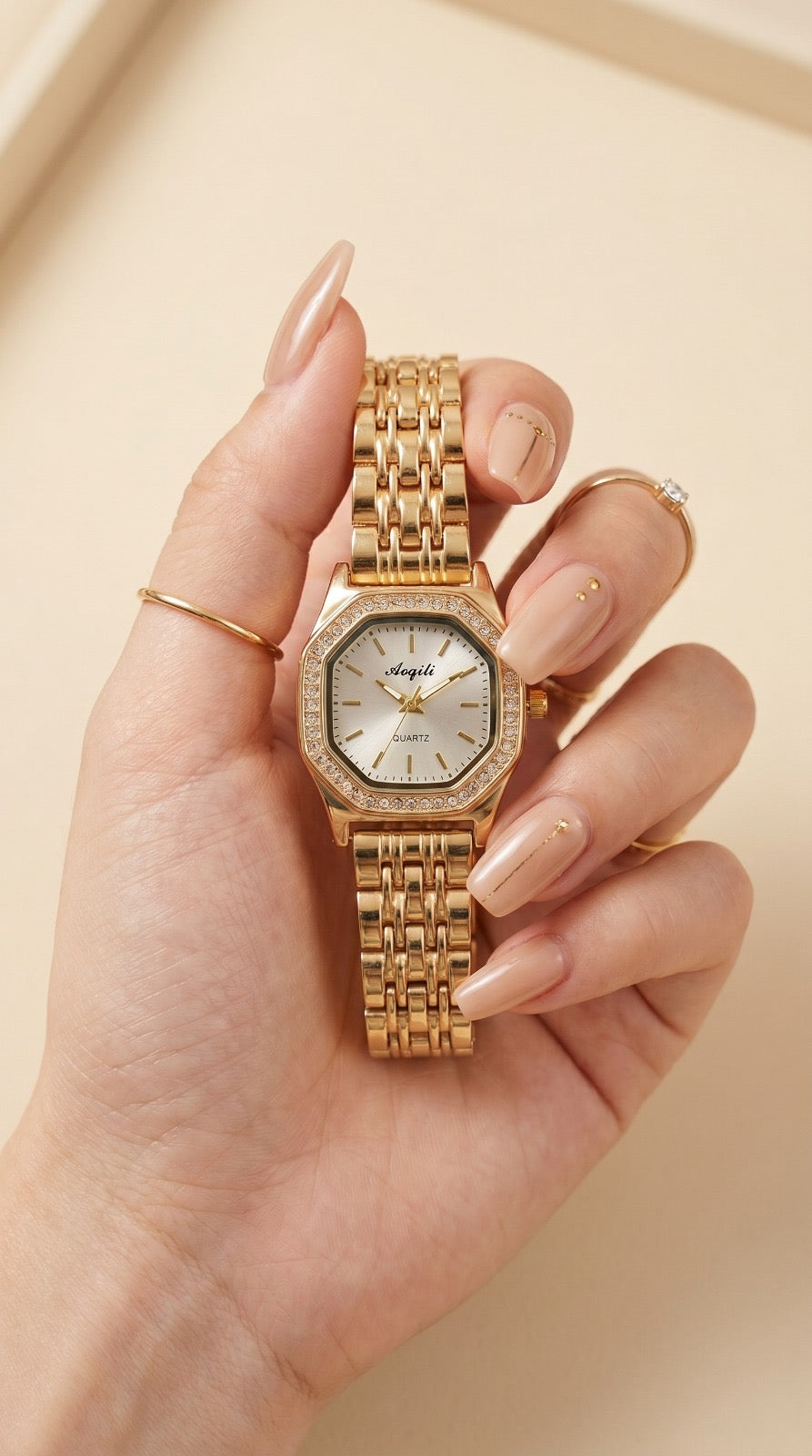 The Golden Octagon Women Watch