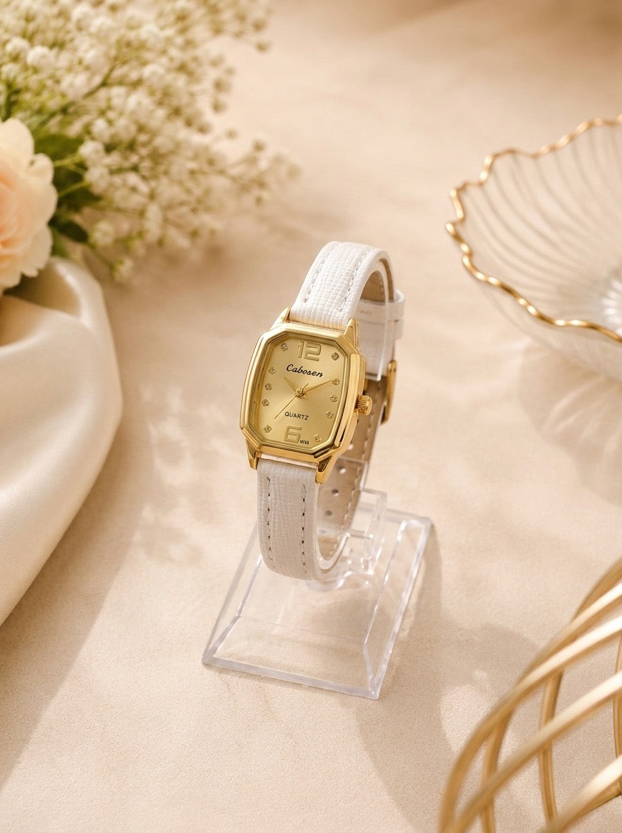 Cabosen Antique Goldline Women’s Strap Watch