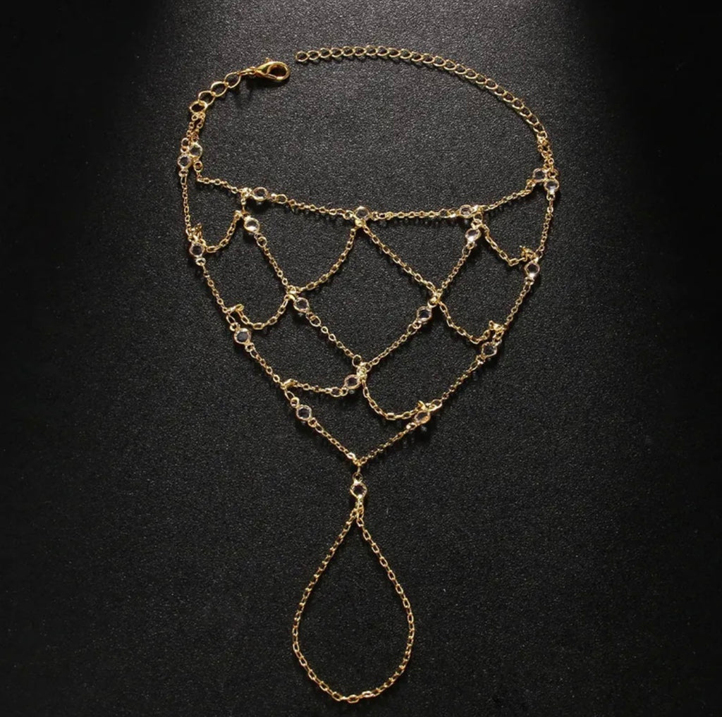 Mesh Band Finger Bracelet