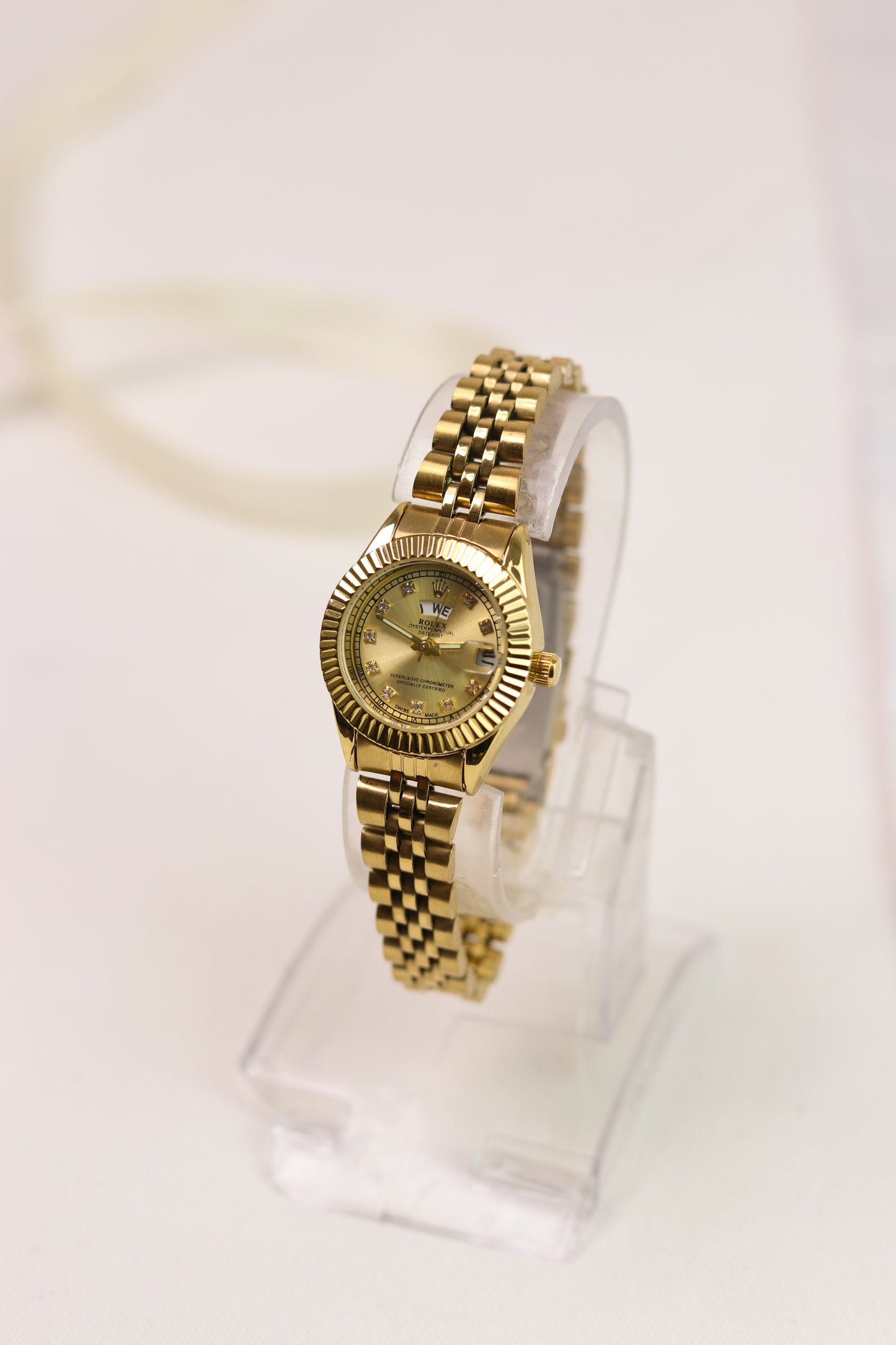 Rol-ex Sunborn Day-Date Women Watch