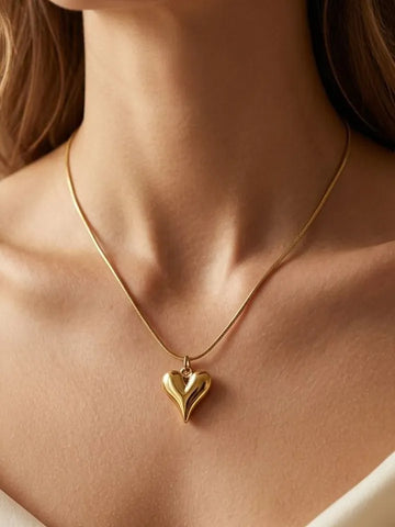 Golden Heart Necklace