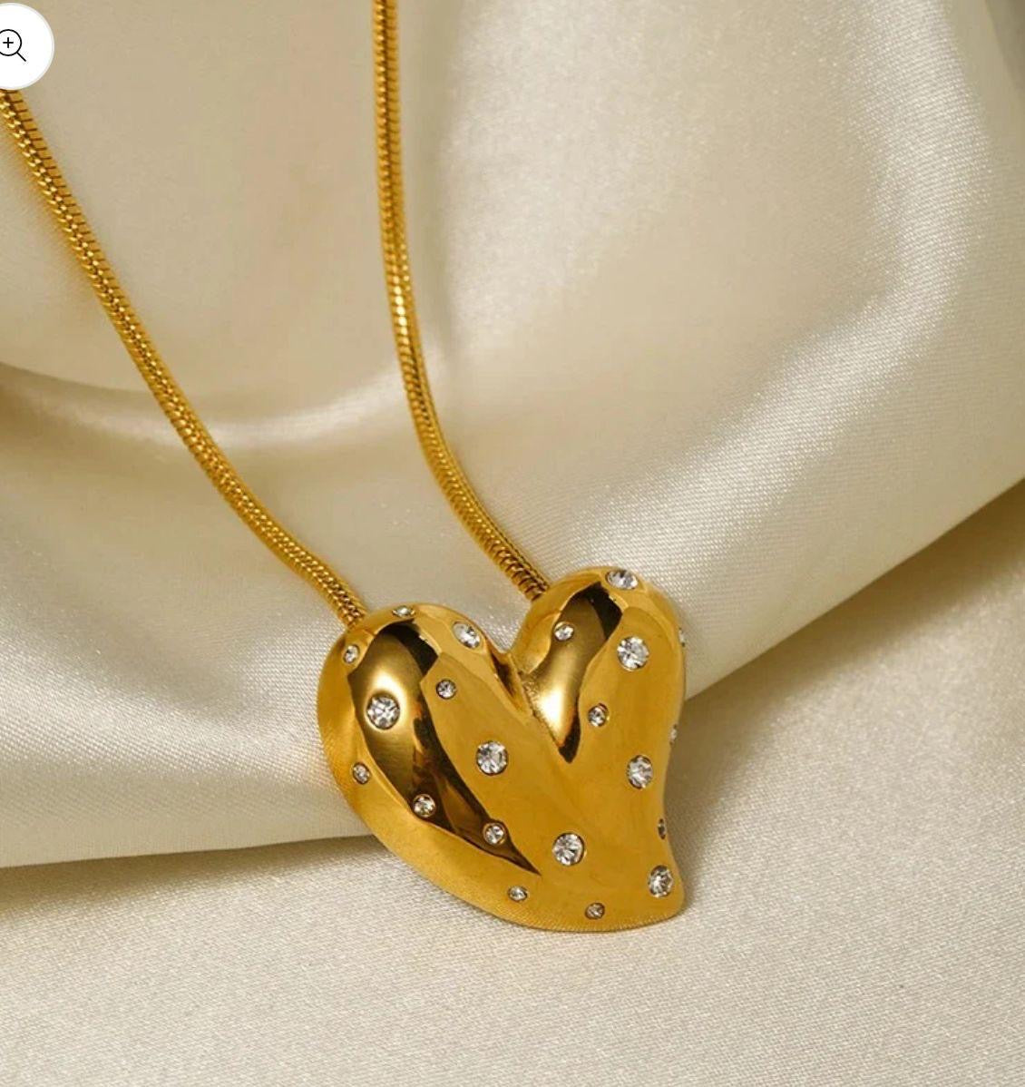 Puffy Heart Necklace