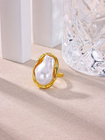 Oralise Molten Pearl Adjustable Ring