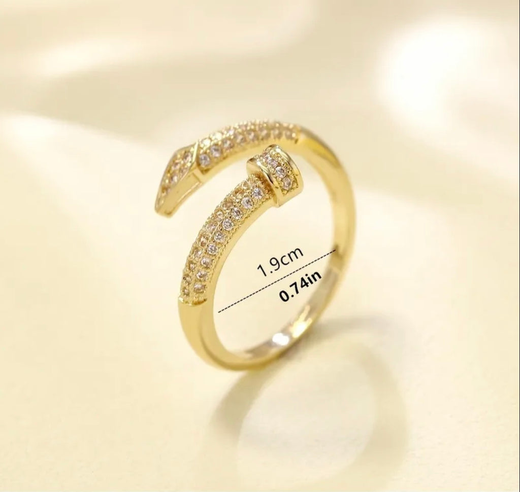 Nail Stone Ring
