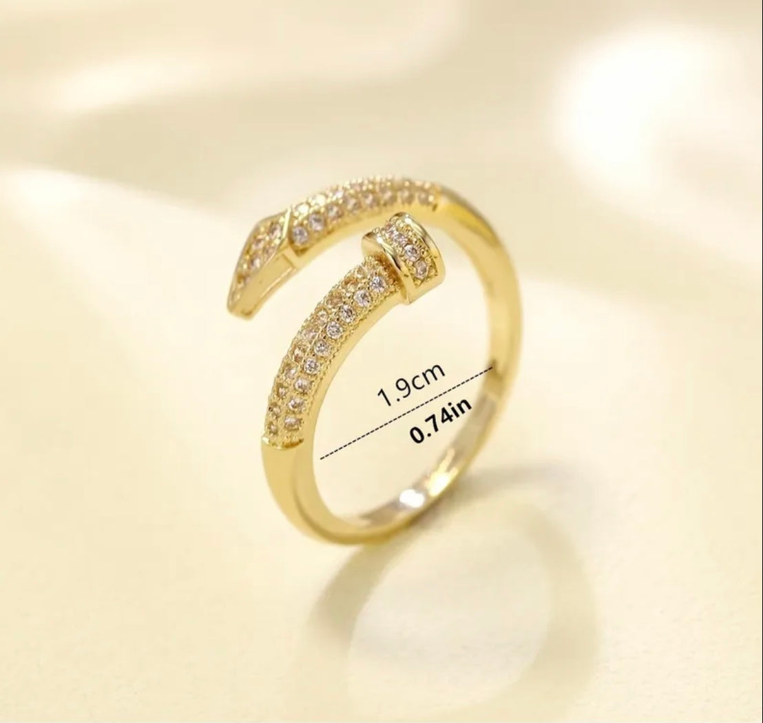 Nail Stone Ring