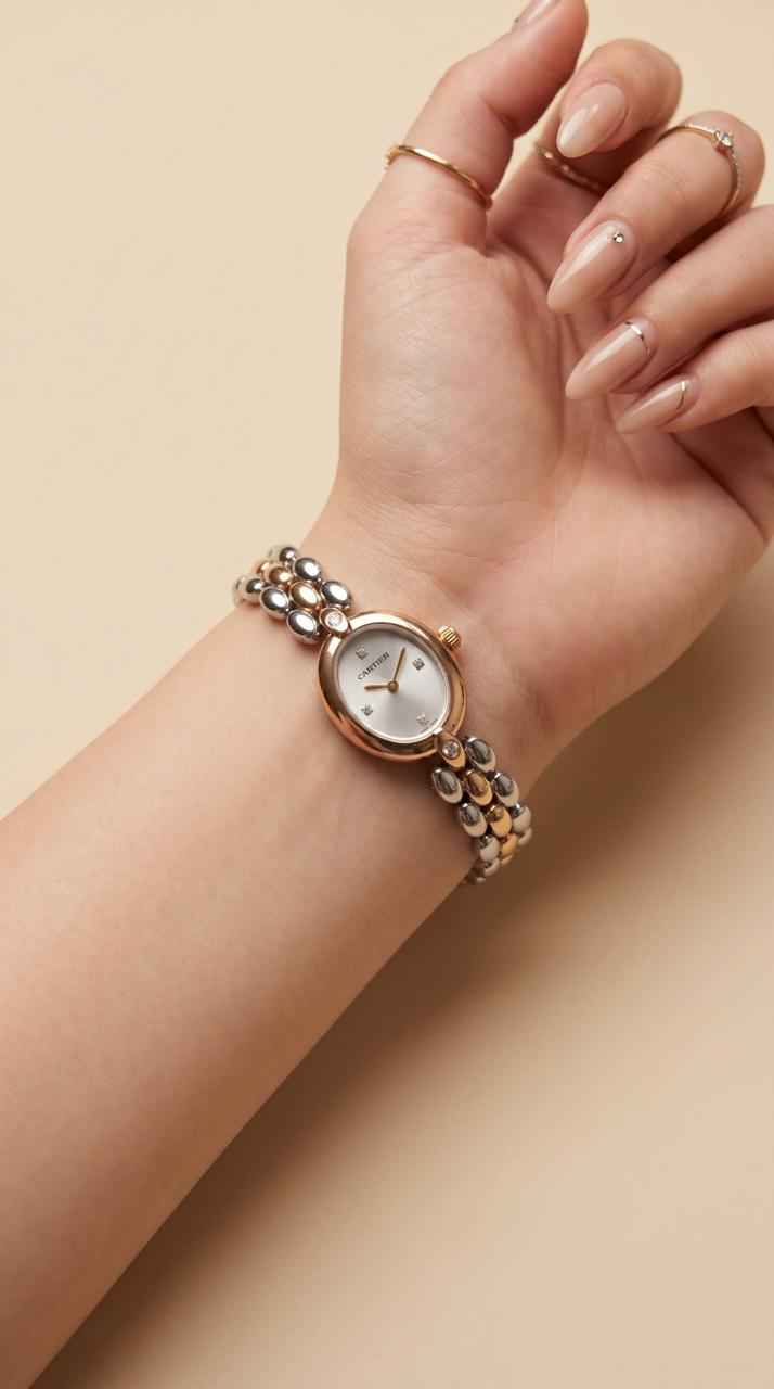 Cartier Two Tone Cocktail Women Watch