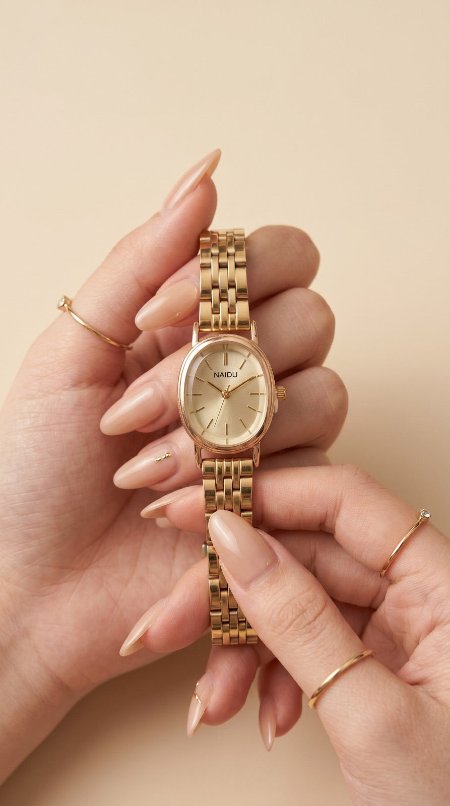 Naidu Classic Oval Women Watch