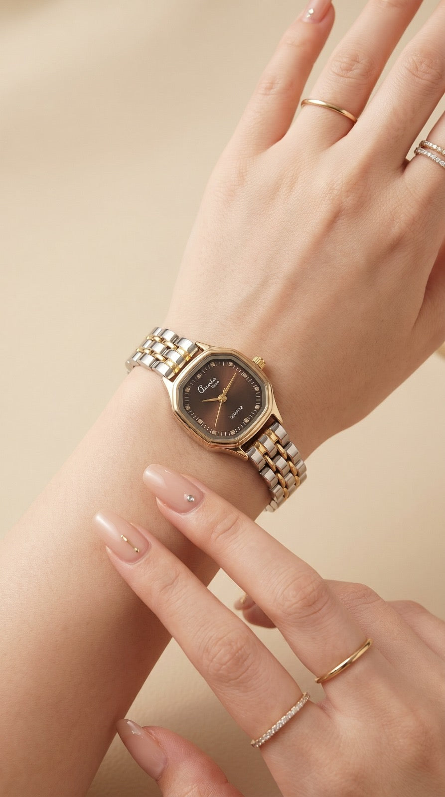 Elegance Octagon Women Watch