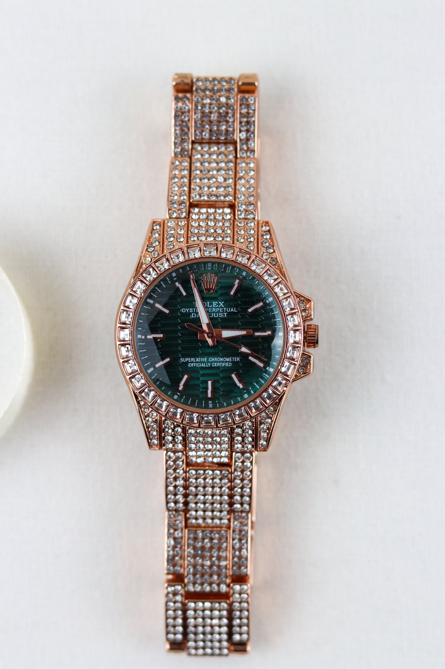 Rol-ex Emerald Gleam Watch