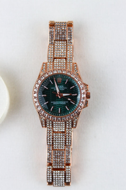 Rol-ex Emerald Gleam Watch