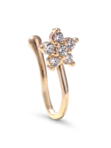 Mini-Flower Shaped Nose Ring for Women | Cute Floral Nose Pin Pakistan