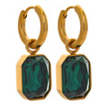 Emerald Hanging Earrings