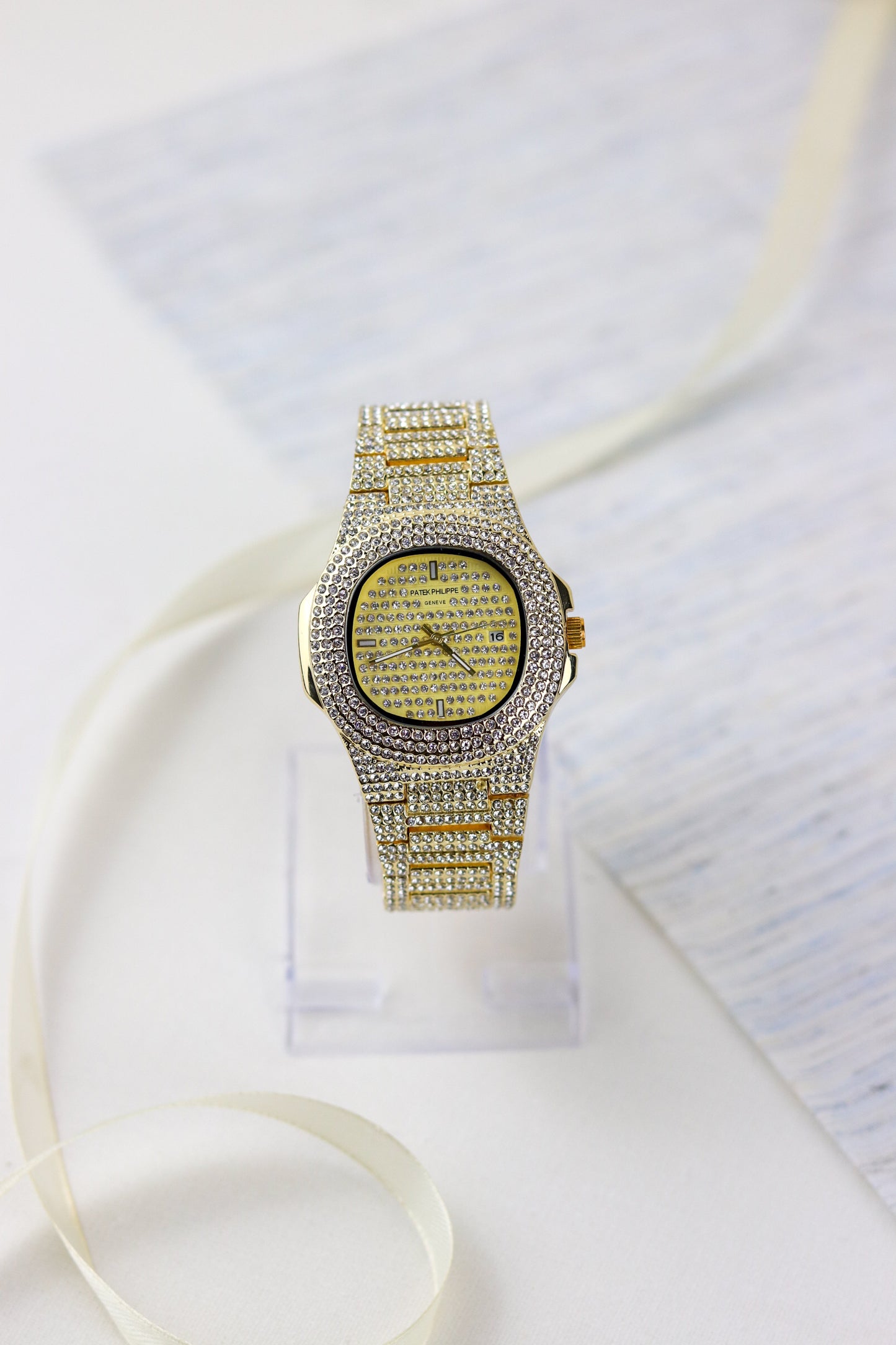 Patek Glimmering Gold Timepiece Watch