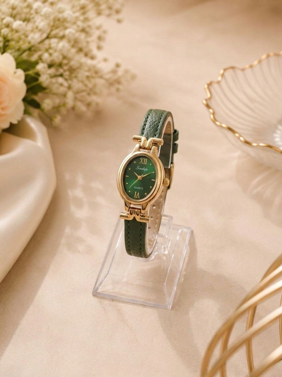 Sunliflex Nostalgia Women's Strap Watch