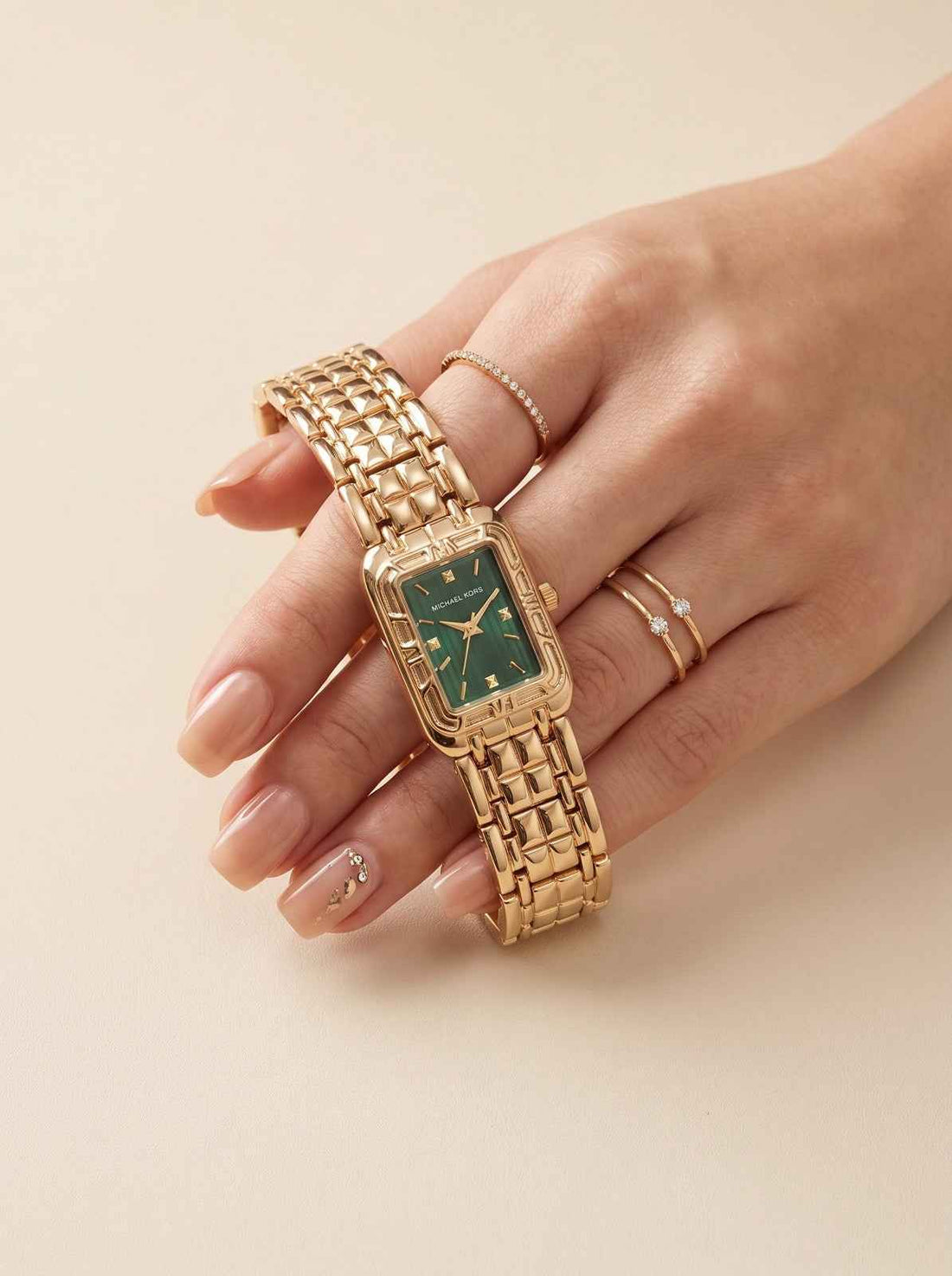 Mk Golden - Green Dial Women Watch