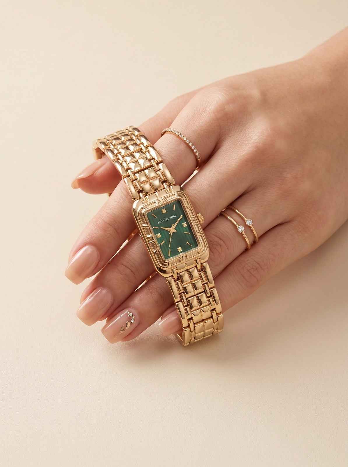 Mk Golden - Green Dial Women Watch