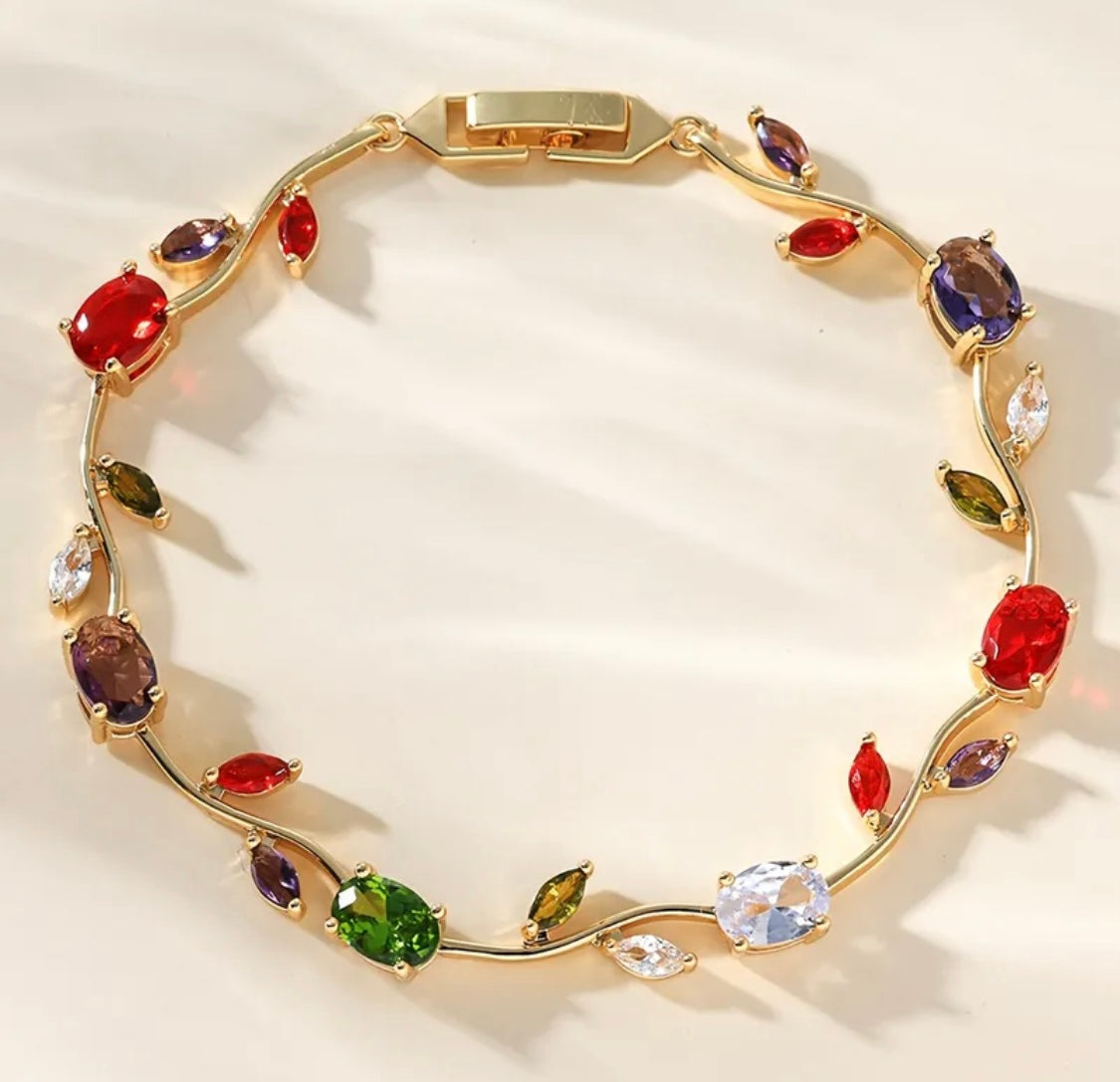 Multicolor Tulip Bracelet