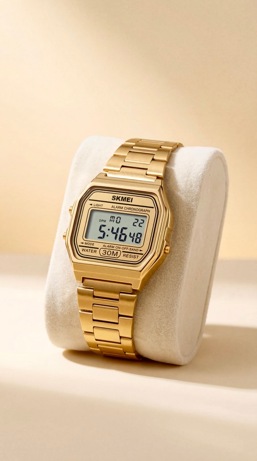 SKMEI Digital Legacy - Golden Watch