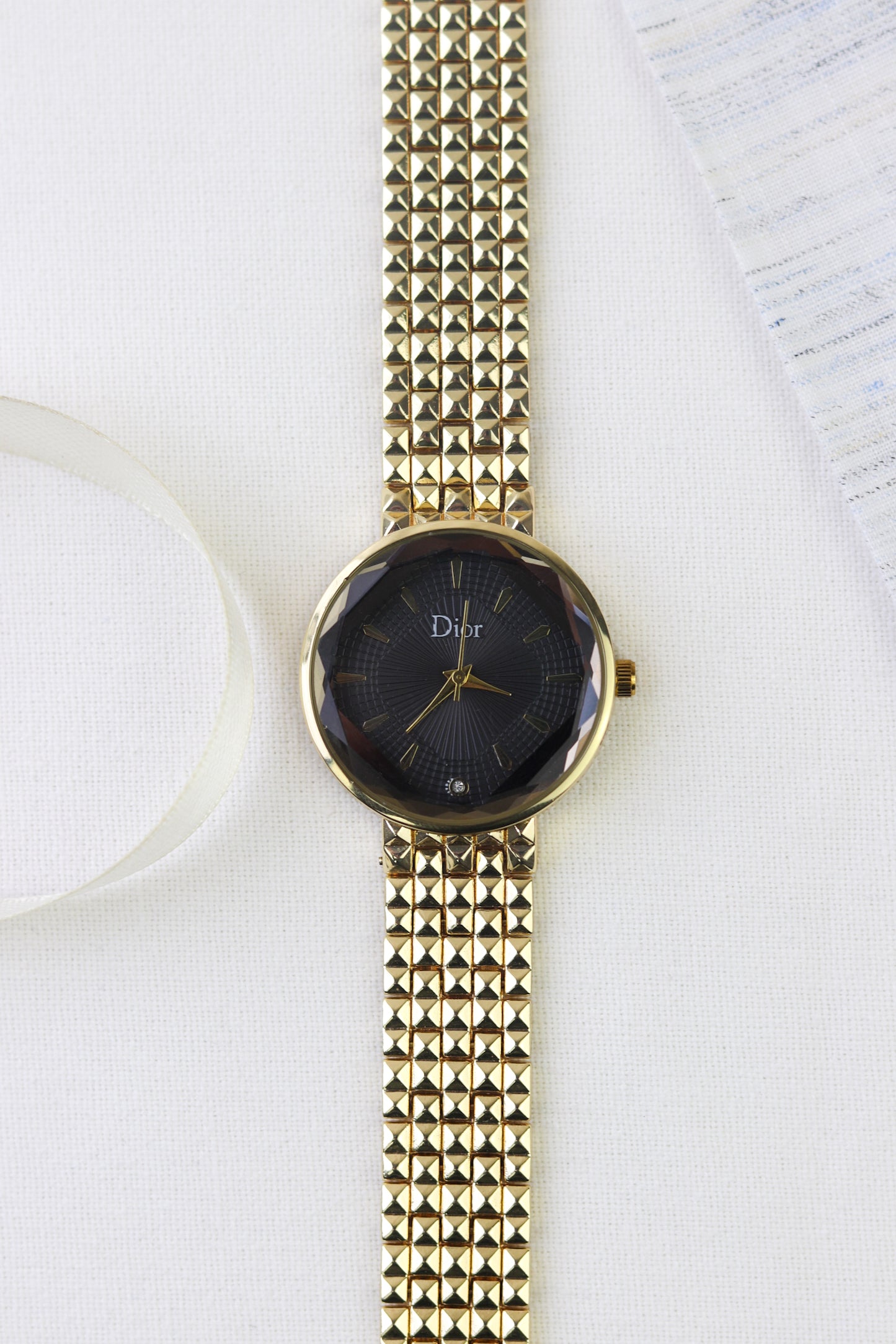 Dior Crystal Bloom Watch Women Watch - Golden