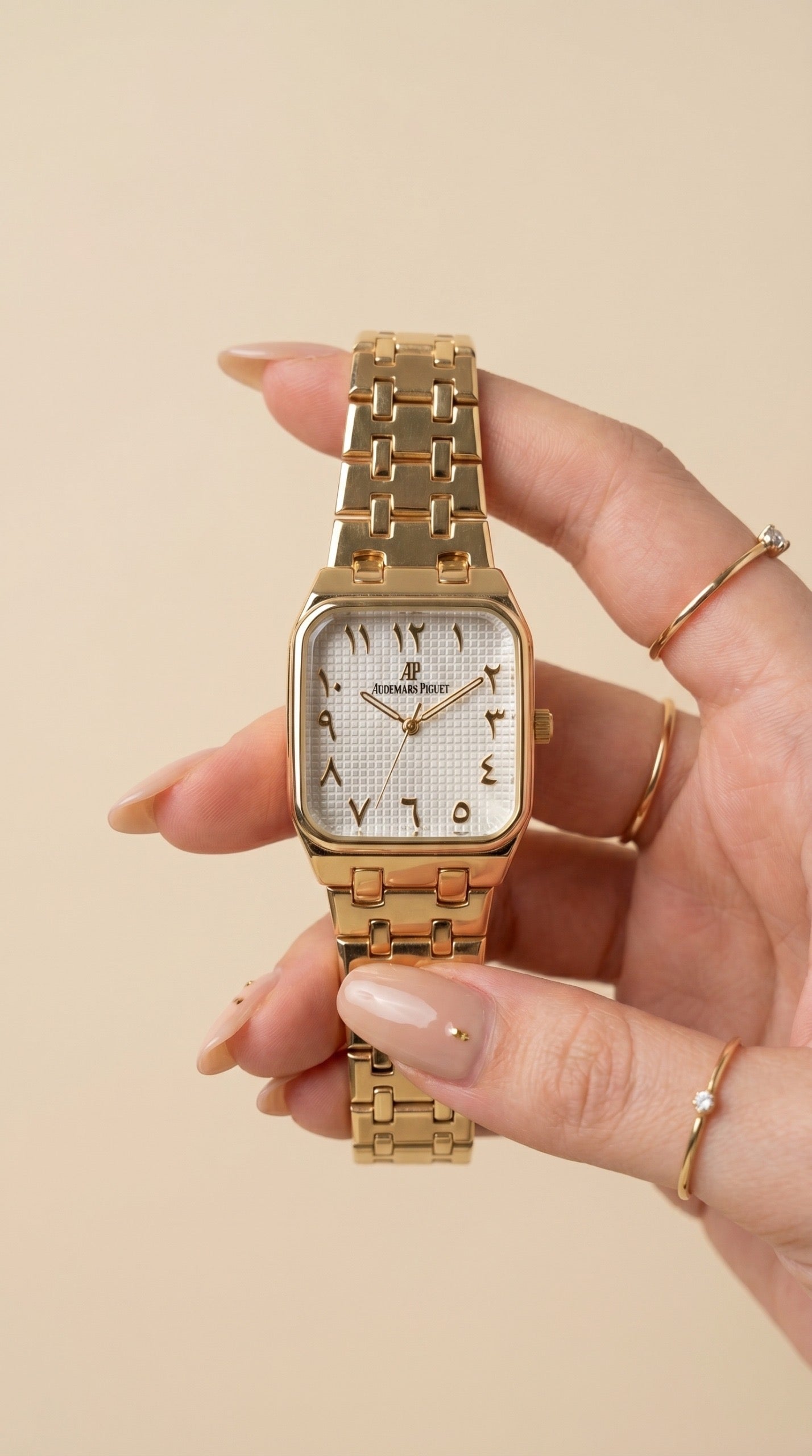 AP Arabic Golden Women Watch