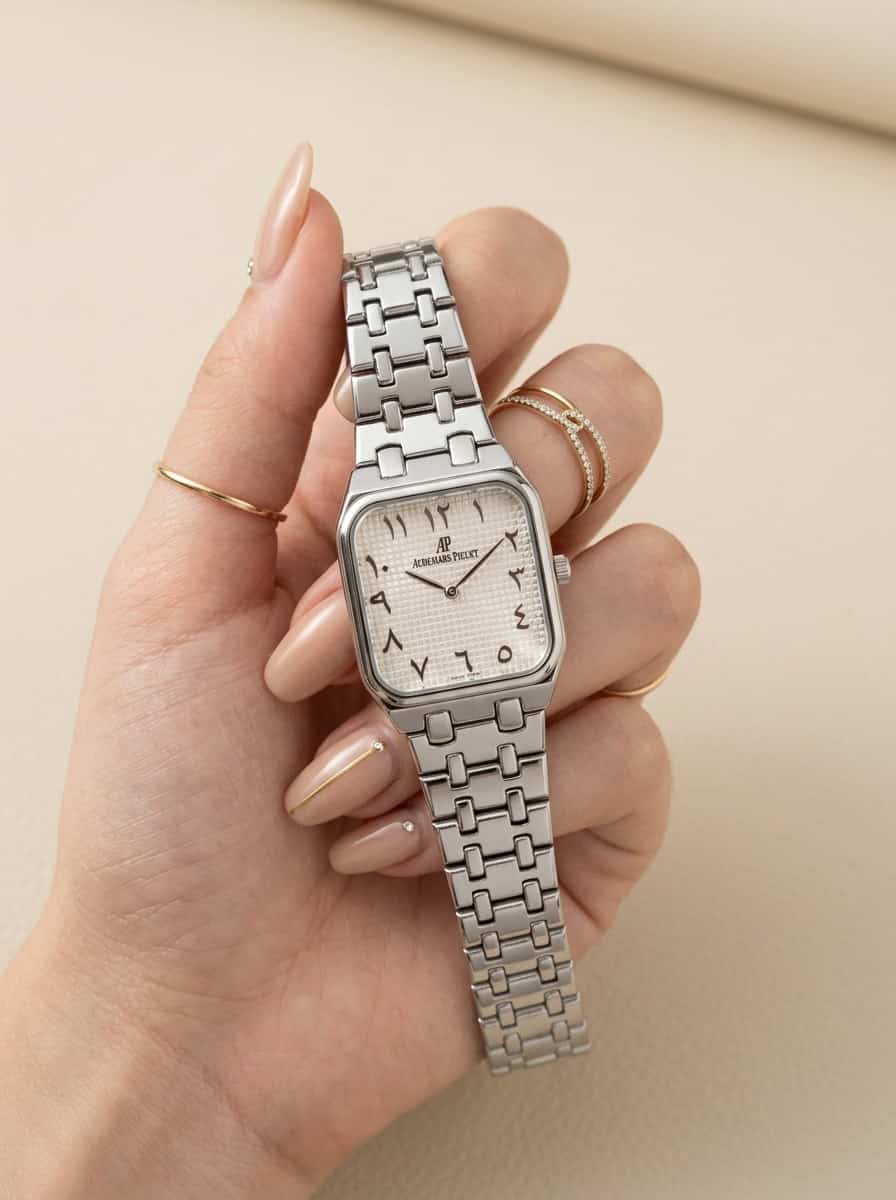 AP Arabic Silver Women Watch