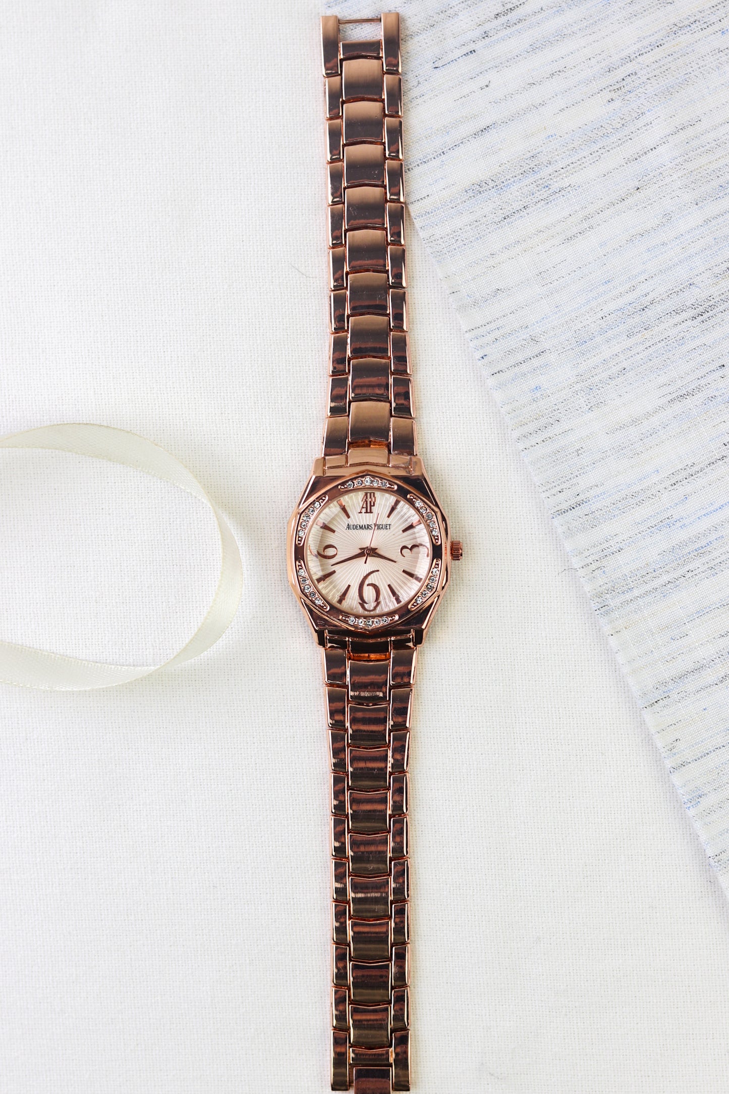 AP Golden Glimmer Women Watch - Rose Gold