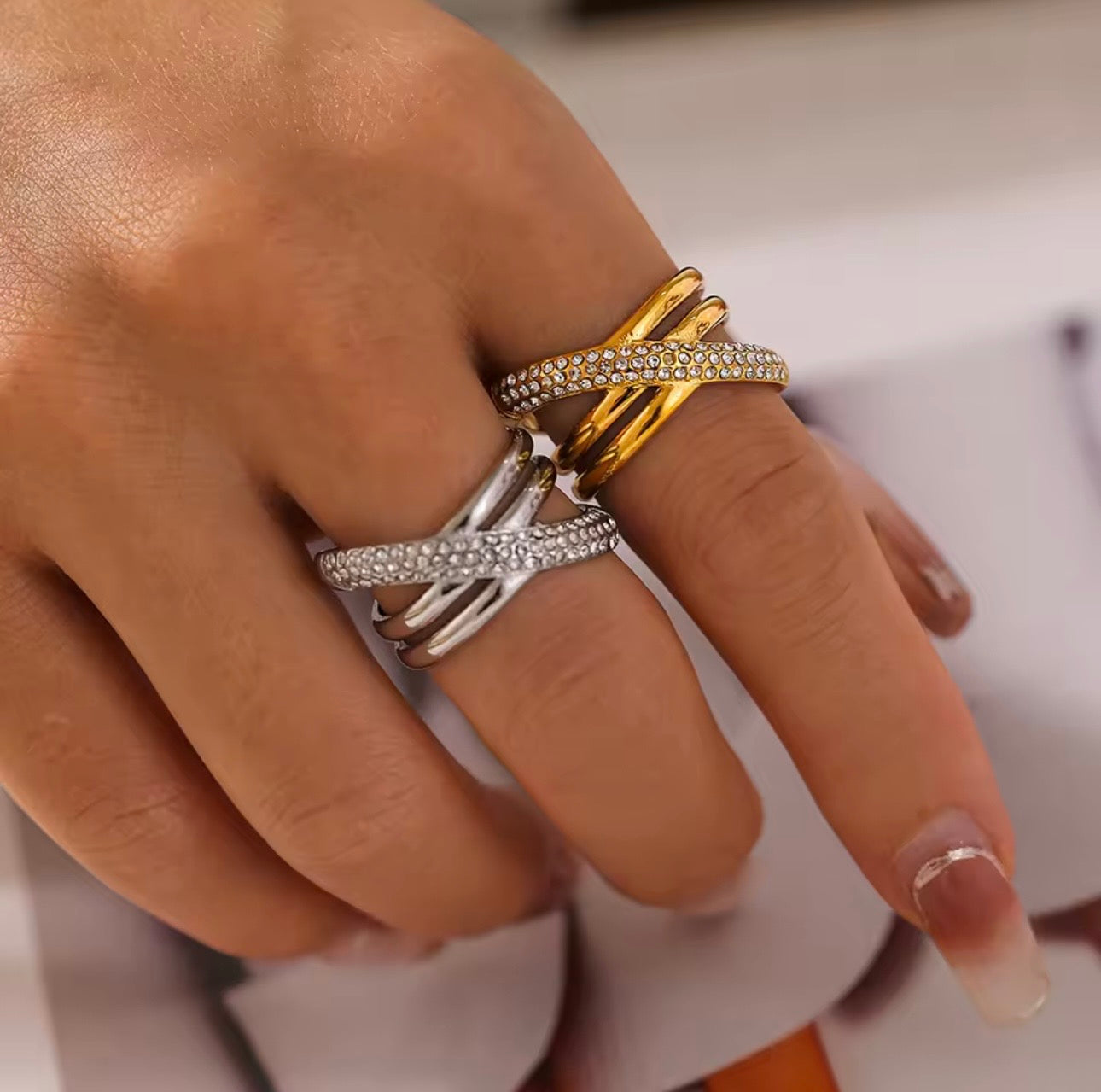 Crisscross Ring
